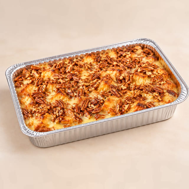 White Chocolate Bread Pudding.