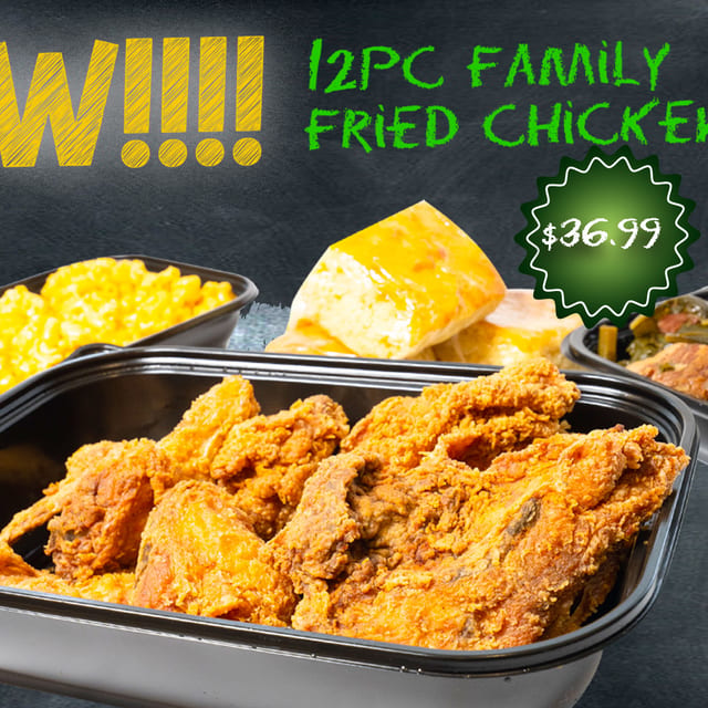 Family Fried Chicken Meal.