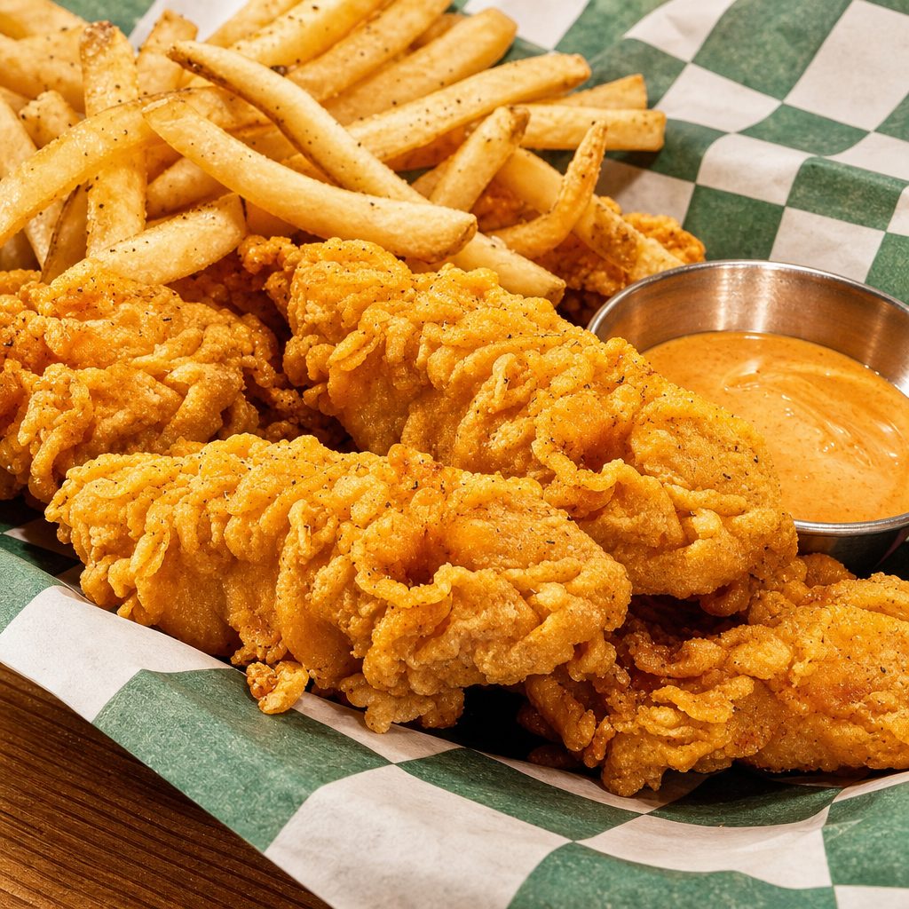 Chicken Strip Basket.