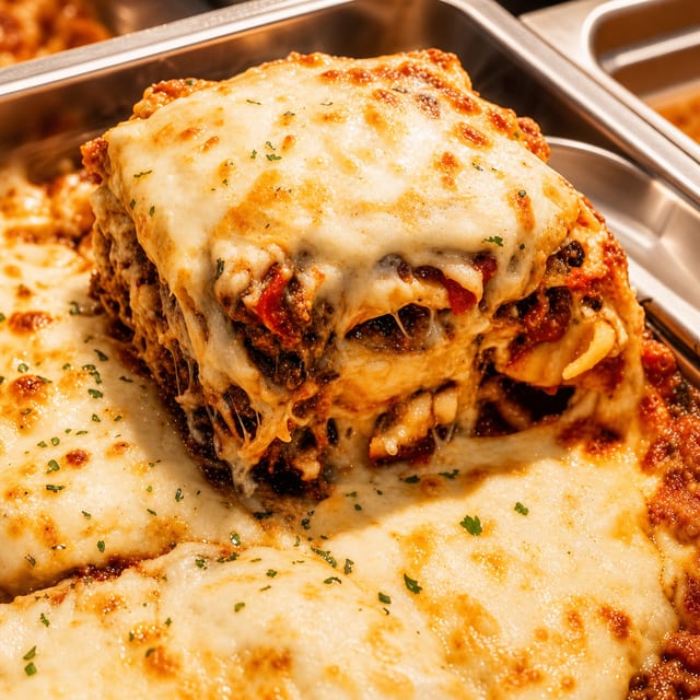 Lasagna with Two Sides.