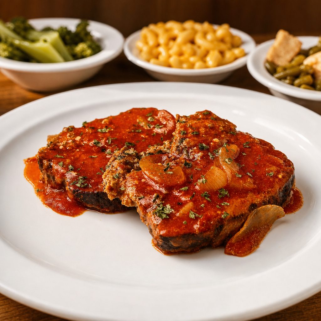 Meat Loaf with Three Sides.