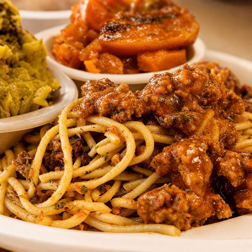 Spaghetti with One Side.