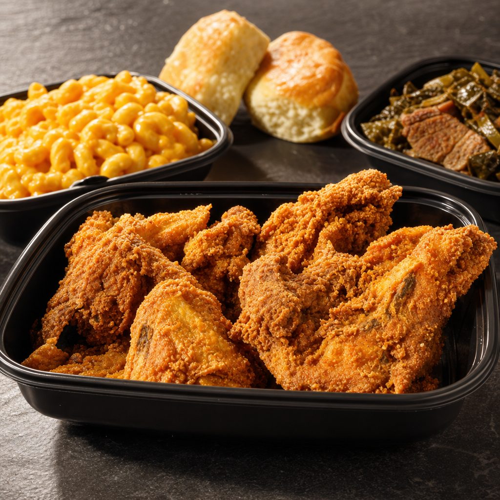 Family Fried Chicken Meal.