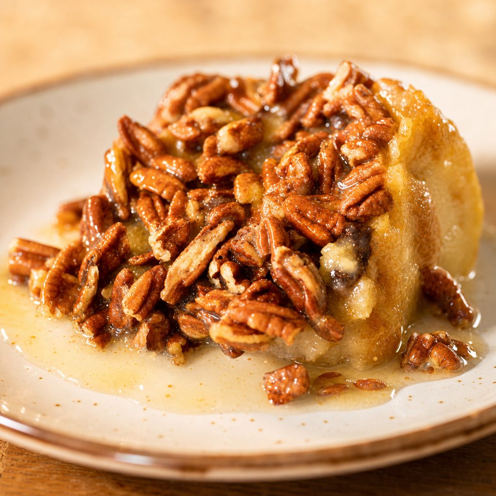White Chocolate Bread Pudding.