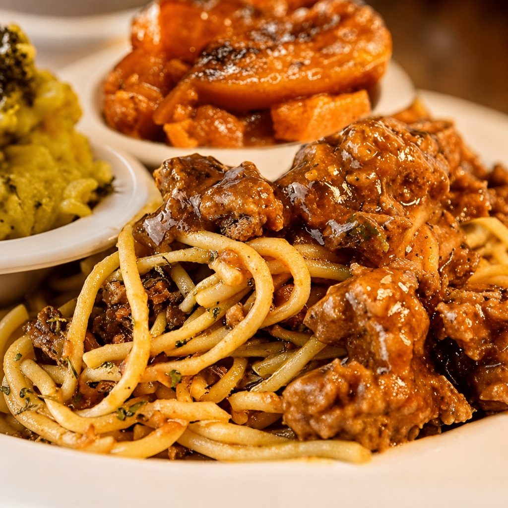 Spaghetti with One Side.