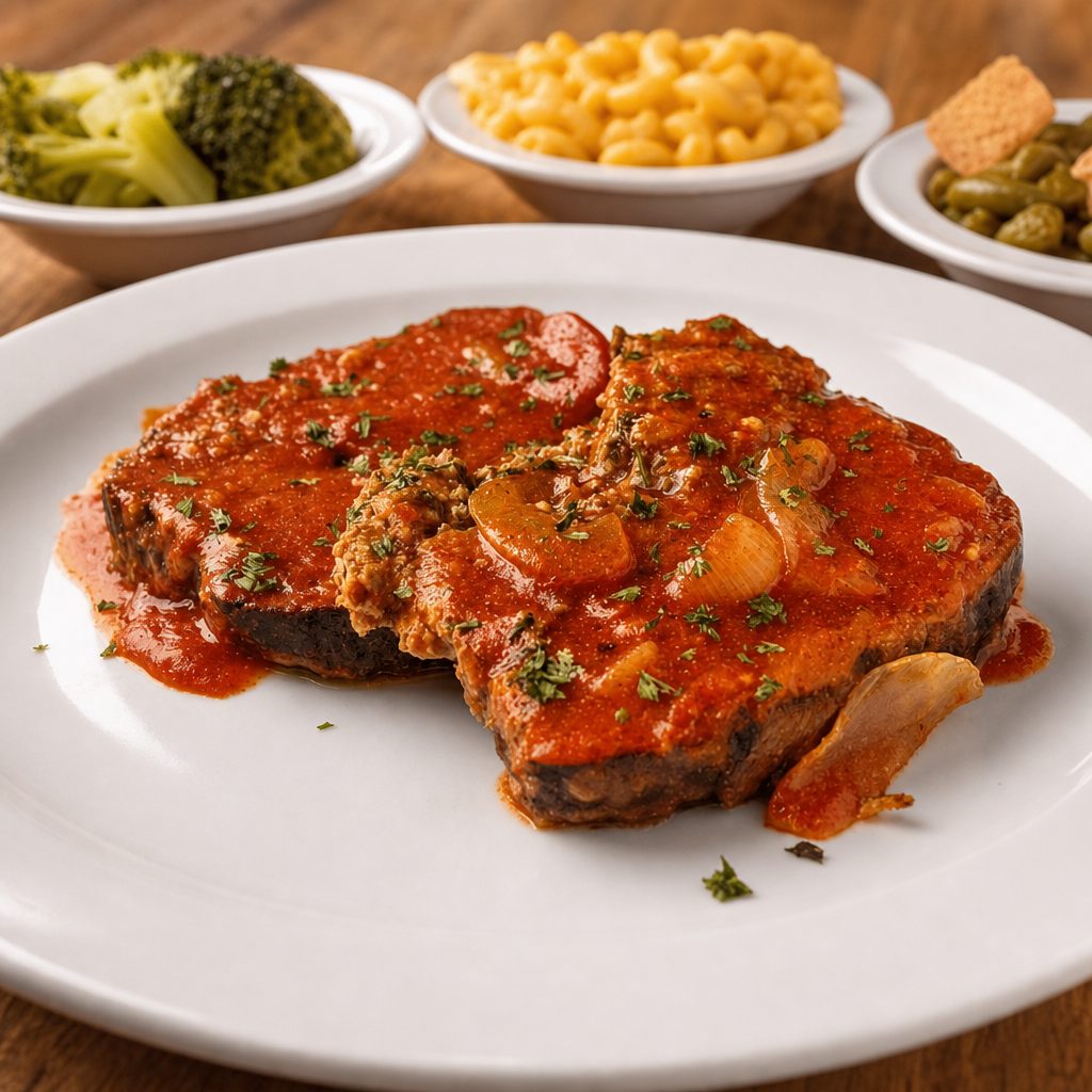 Meat Loaf with Three Sides.