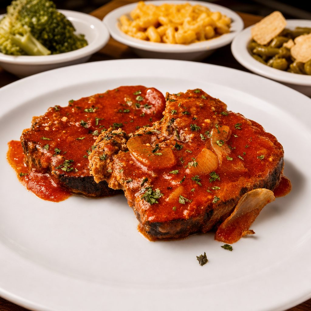 Meat Loaf with Three Sides.