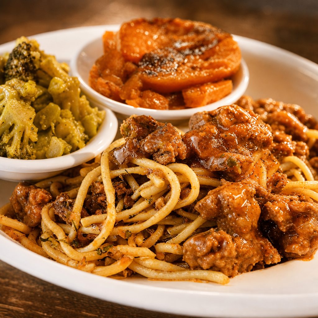 Spaghetti with One Side.