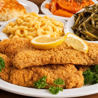 Fried Catfish with Three Sides